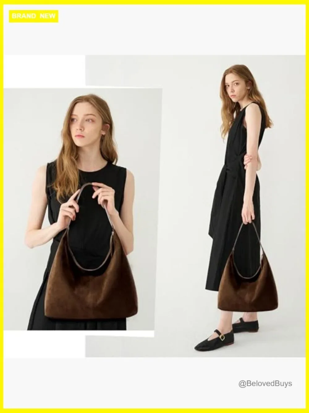 Casual Tote Bag Vegan Leather Hobo Zipper Work Bag Weekender Shoulder Purse